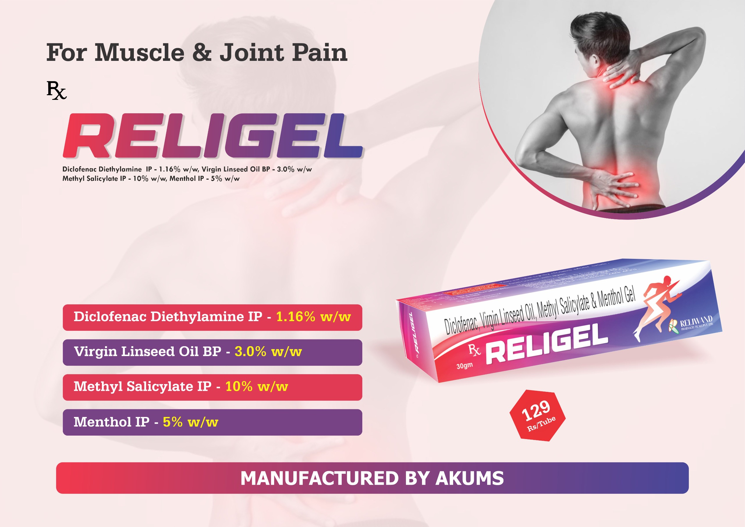 RELIGEL packaging